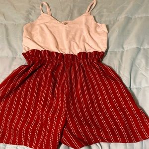 Charlotte Russe romper it is a tank top and shorts combination